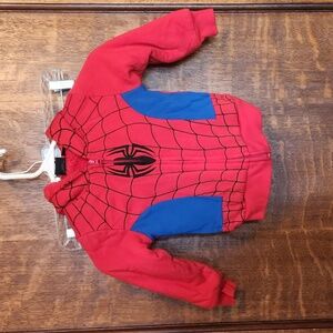 Boys 3T Spiderman fleece jacket